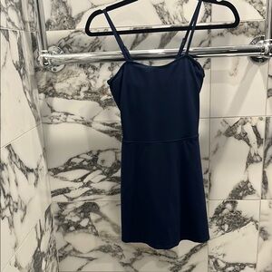 Alo Yoga Courtside Tennis Dress in Navy